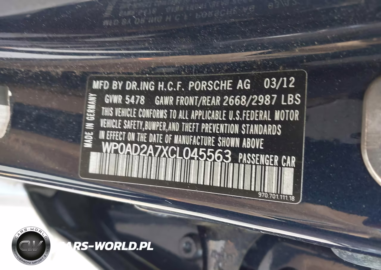 2012 Porsche Panamera Hybrid S VIN:WP0AD2A7XCL045563 - 9