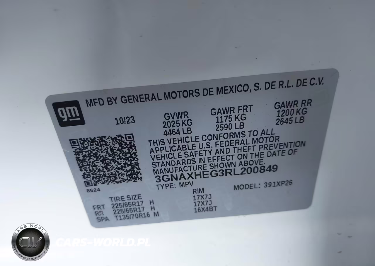 2024 Chevrolet Equinox Fwd Ls VIN:3GNAXHEG3RL200849 - 9