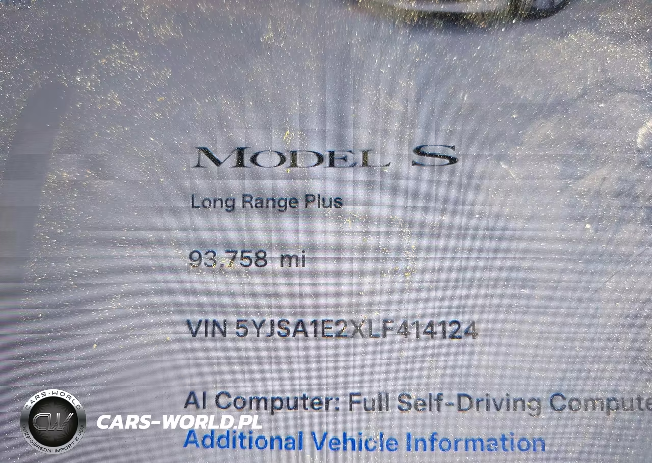 2020 Tesla Model S Long Range Dual Motor All-Wheel Drive-Long Range Plus Dual Motor All-Wheel Drive VIN:5YJSA1E2XLF414124 - 14