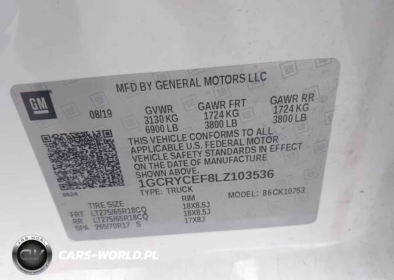 2020 Chevrolet Silverado 1500 4Wd Standard Bed Custom Trail Boss VIN:1GCRYCEF8LZ103536 - 9