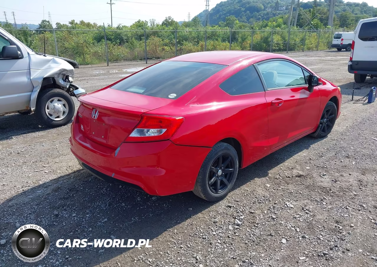 2012 Honda Civic Lx VIN:2HGFG3B52CH512067 - 4