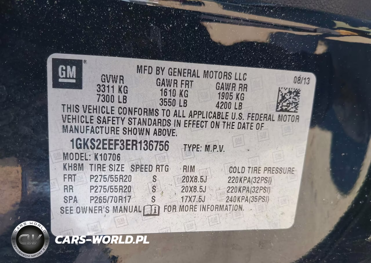 2014 GMC Yukon Denali VIN:1GKS2EEF3ER136756 - 9