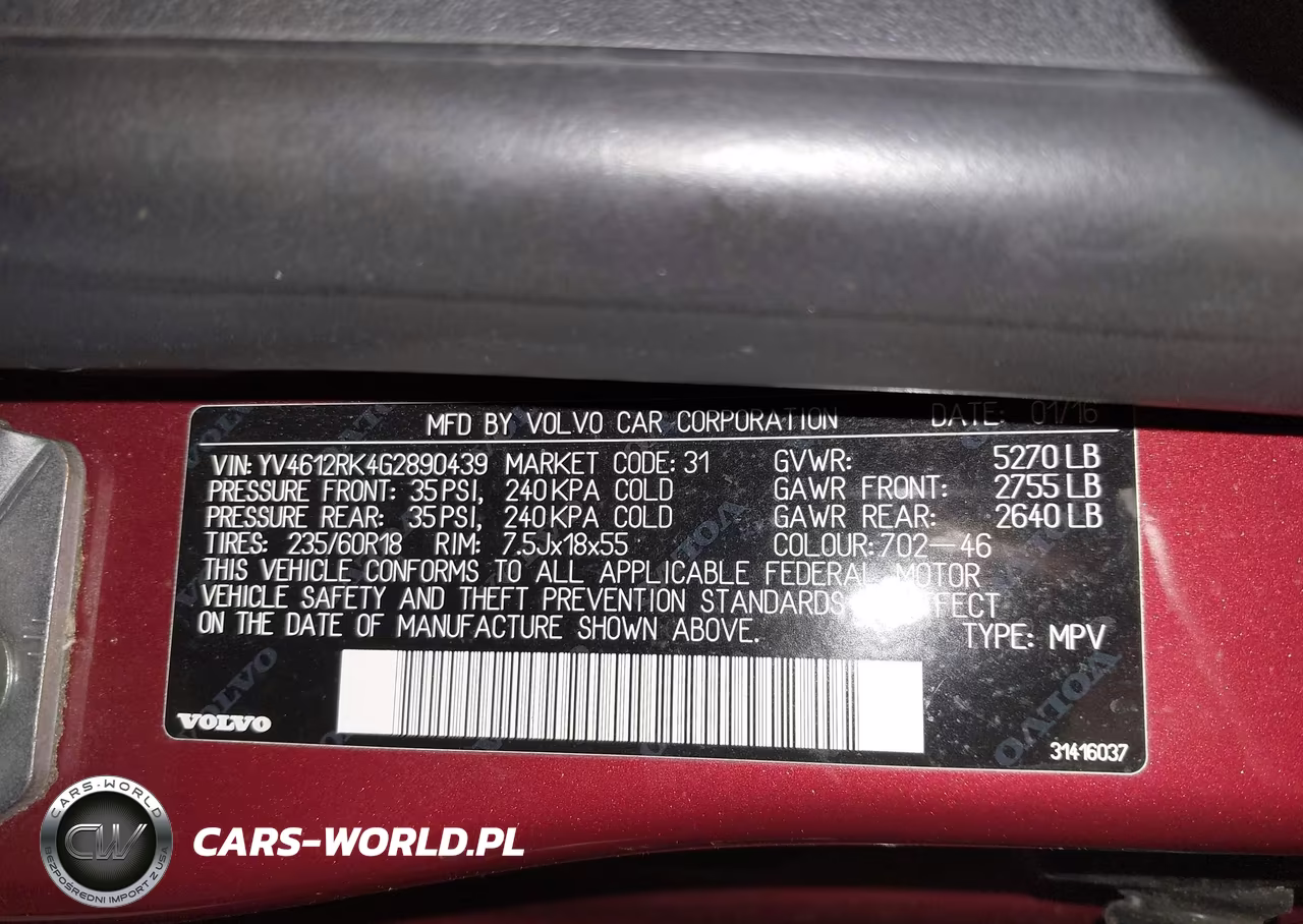 2016 Volvo Xc60 T5 Premier VIN:YV4612RK4G2890439 - 9