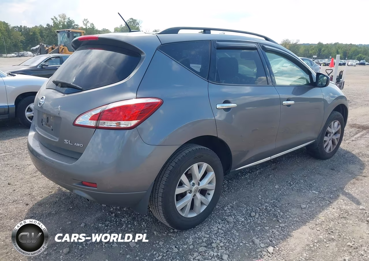 2014 Nissan Murano Sl VIN:JN8AZ1MW8EW524052 - 4
