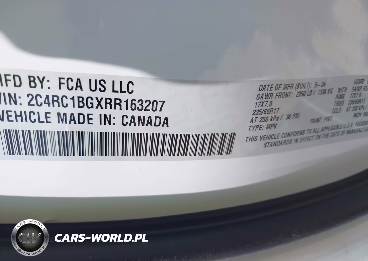 2024 Chrysler Pacifica Touring L VIN:2C4RC1BGXRR163207 - 9