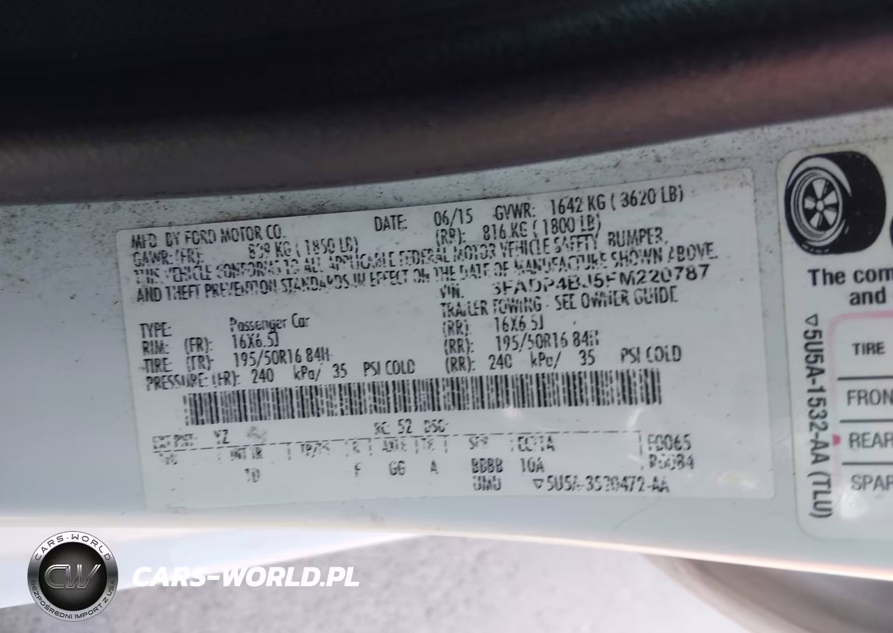 2015 Ford Fiesta Se VIN:3FADP4BJ5FM220787 - 9