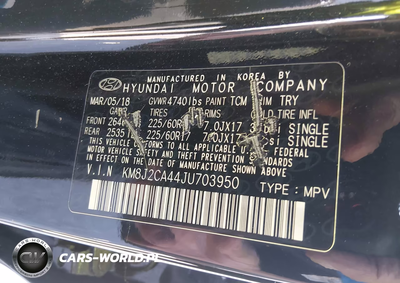 2018 Hyundai Tucson Se VIN:KM8J2CA44JU703950 - 9