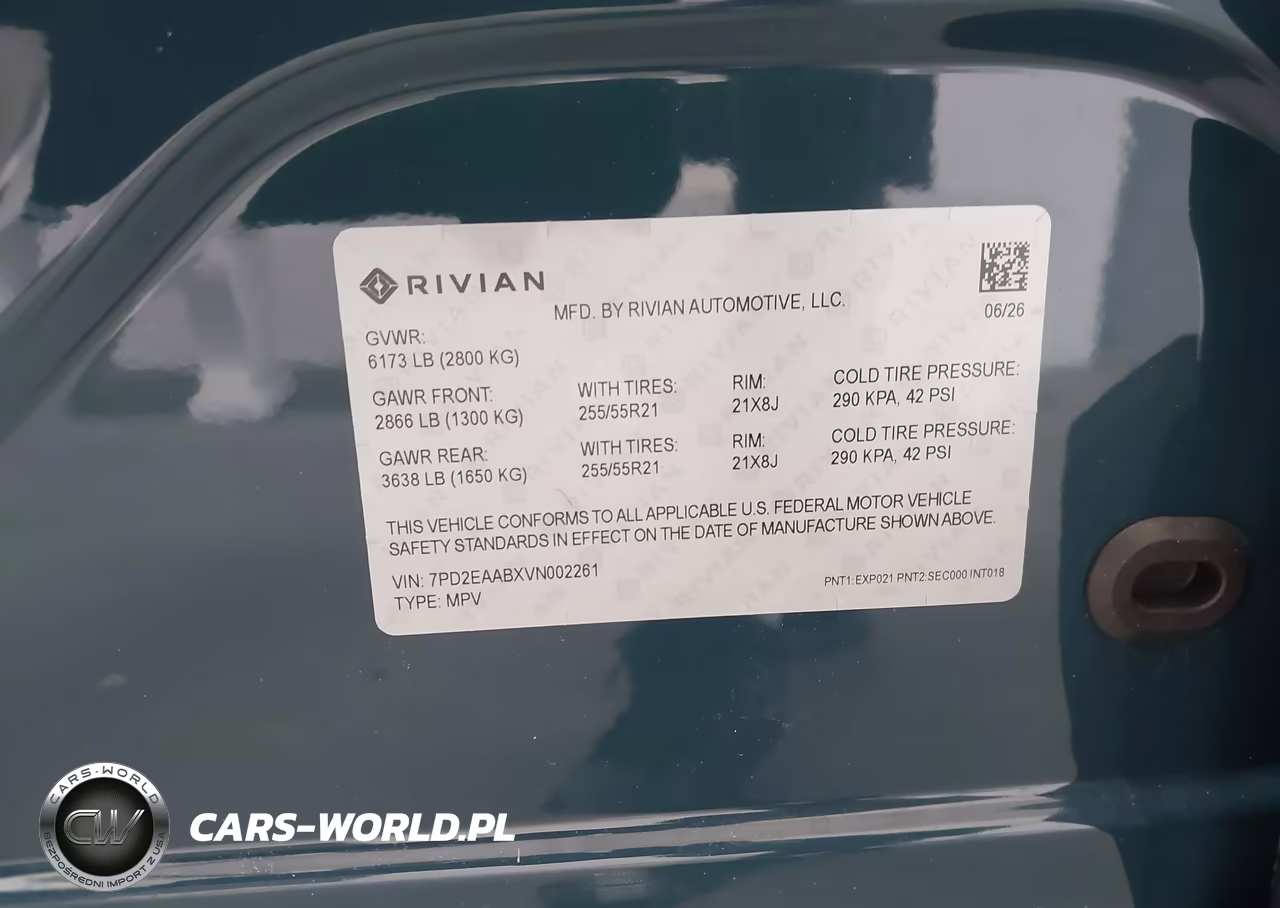 2027 Rivian R2 VIN:7PD2EAABXVN002261 - 9