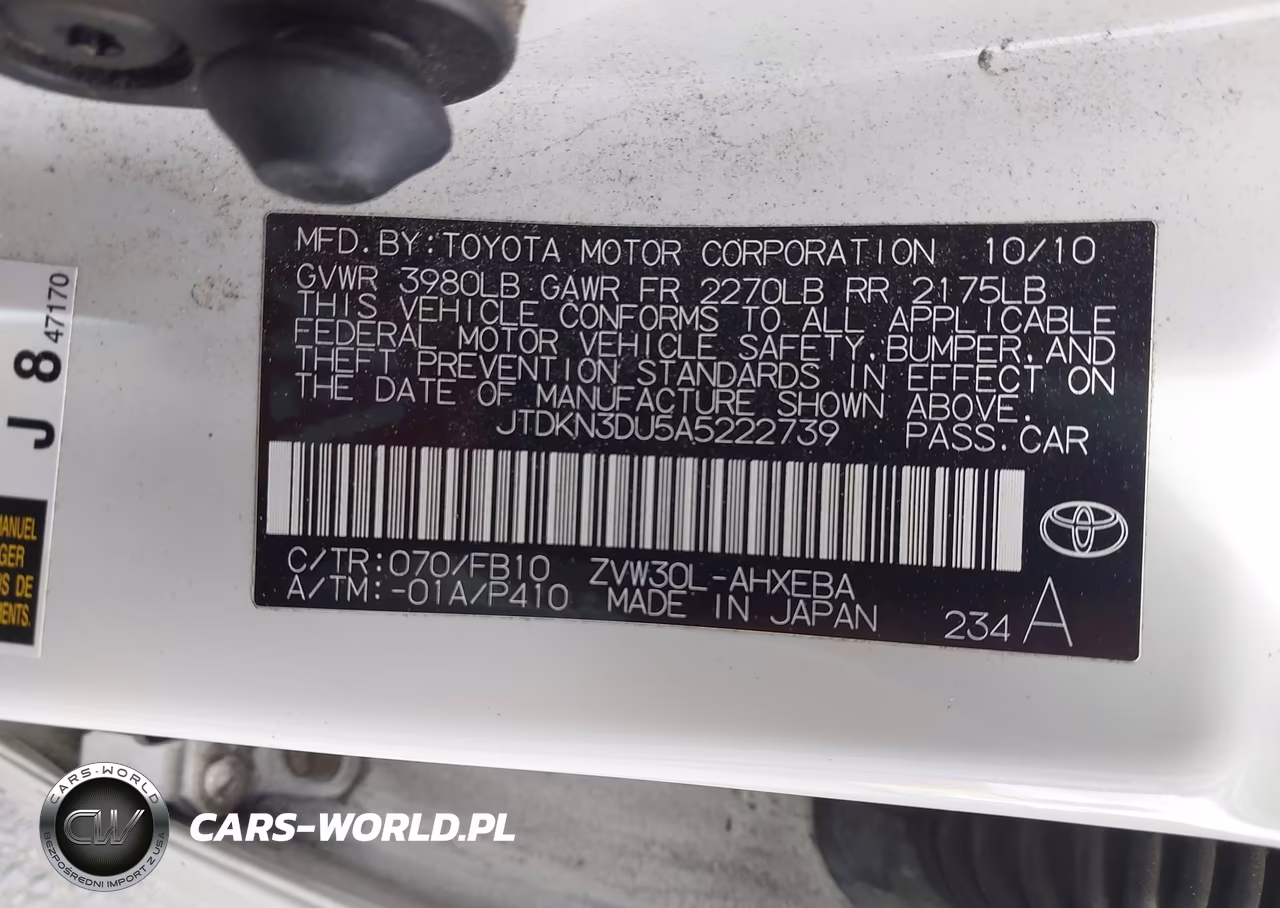 2010 Toyota Prius Ii VIN:JTDKN3DU5A5222739 - 9