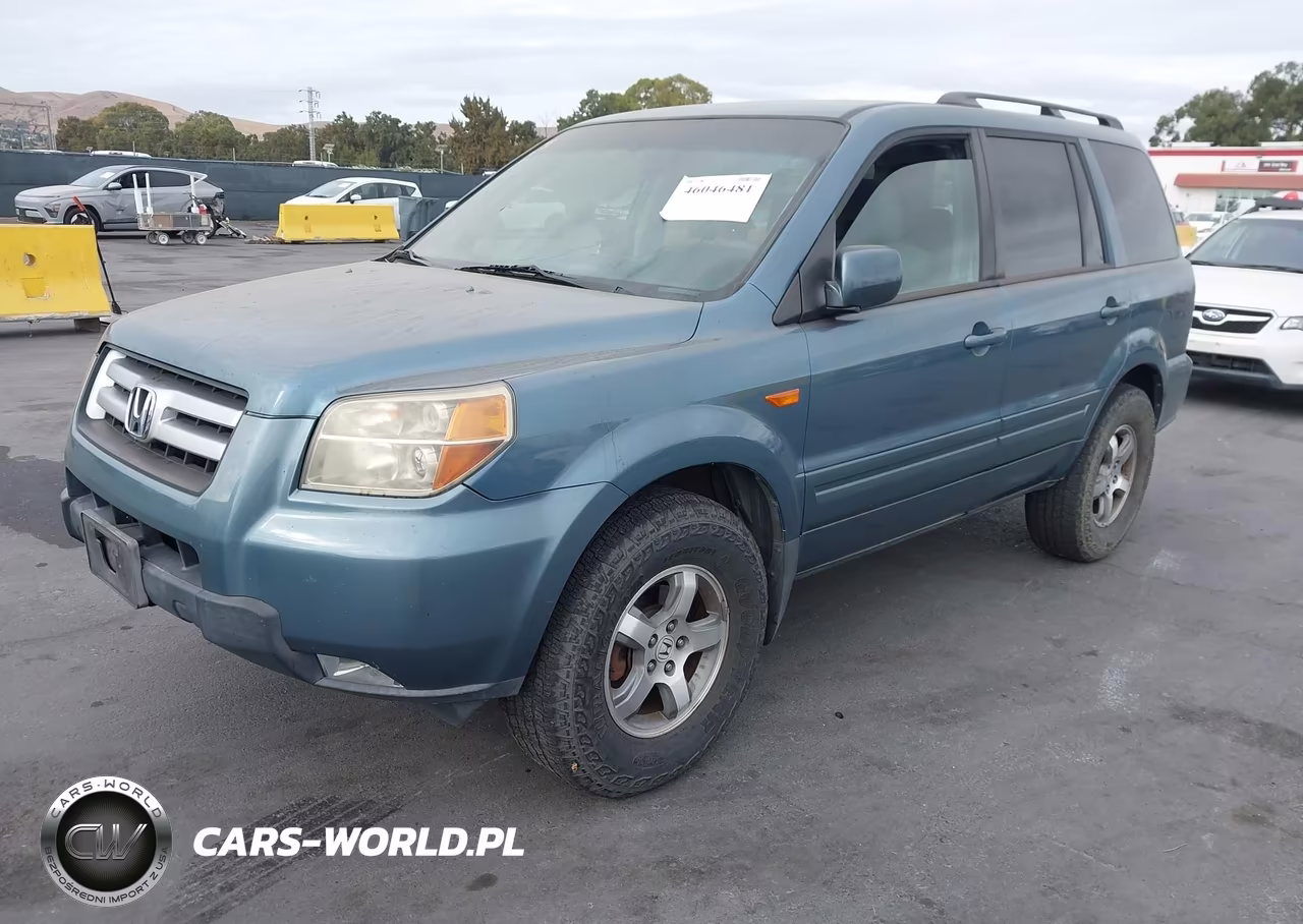 2007 Honda Pilot Ex VIN:5FNYF28447B026956 - 2
