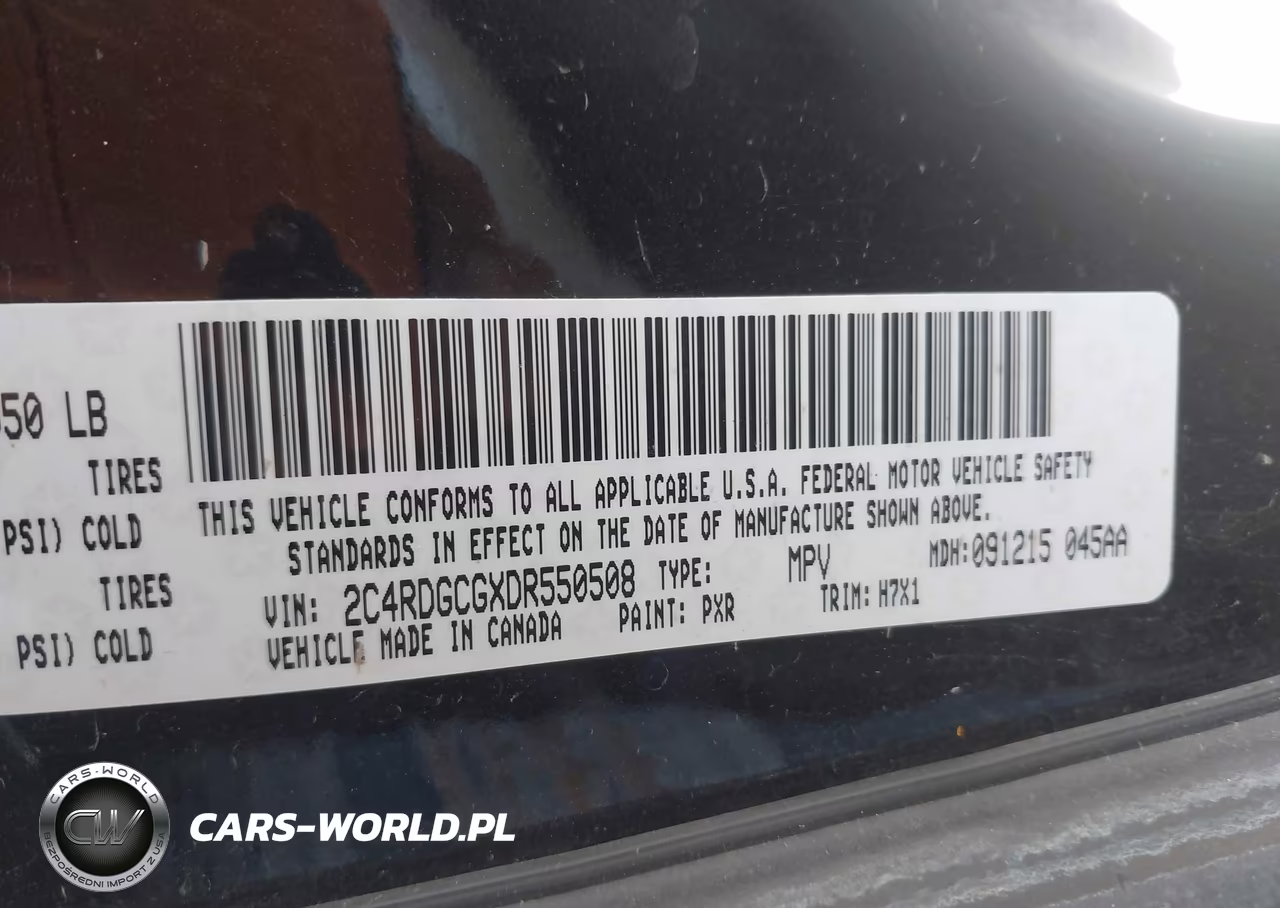 2013 Dodge Grand Caravan Sxt VIN:2C4RDGCGXDR550508 - 9