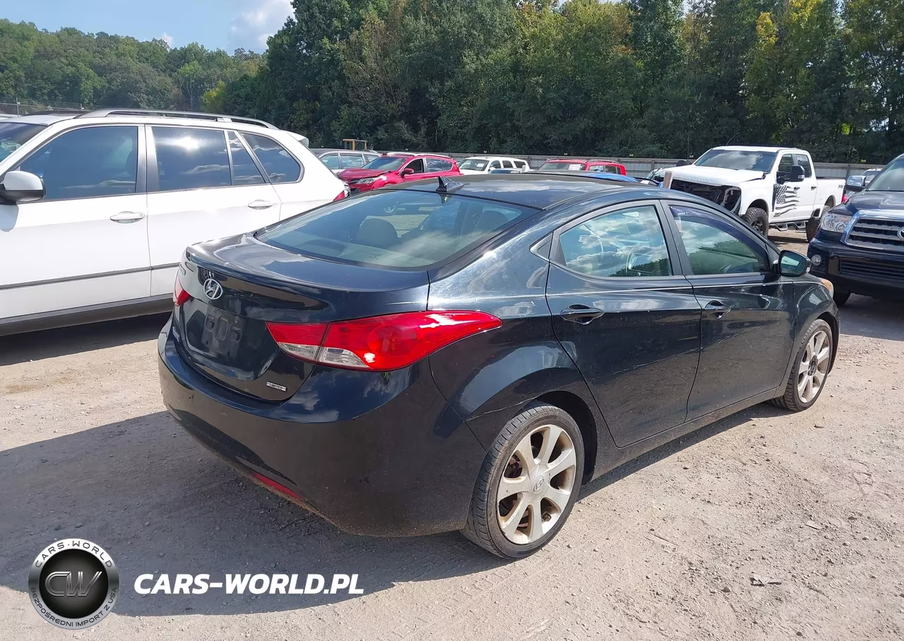 2011 Hyundai Elantra Limited VIN:5NPDH4AE1BH039956 - 4