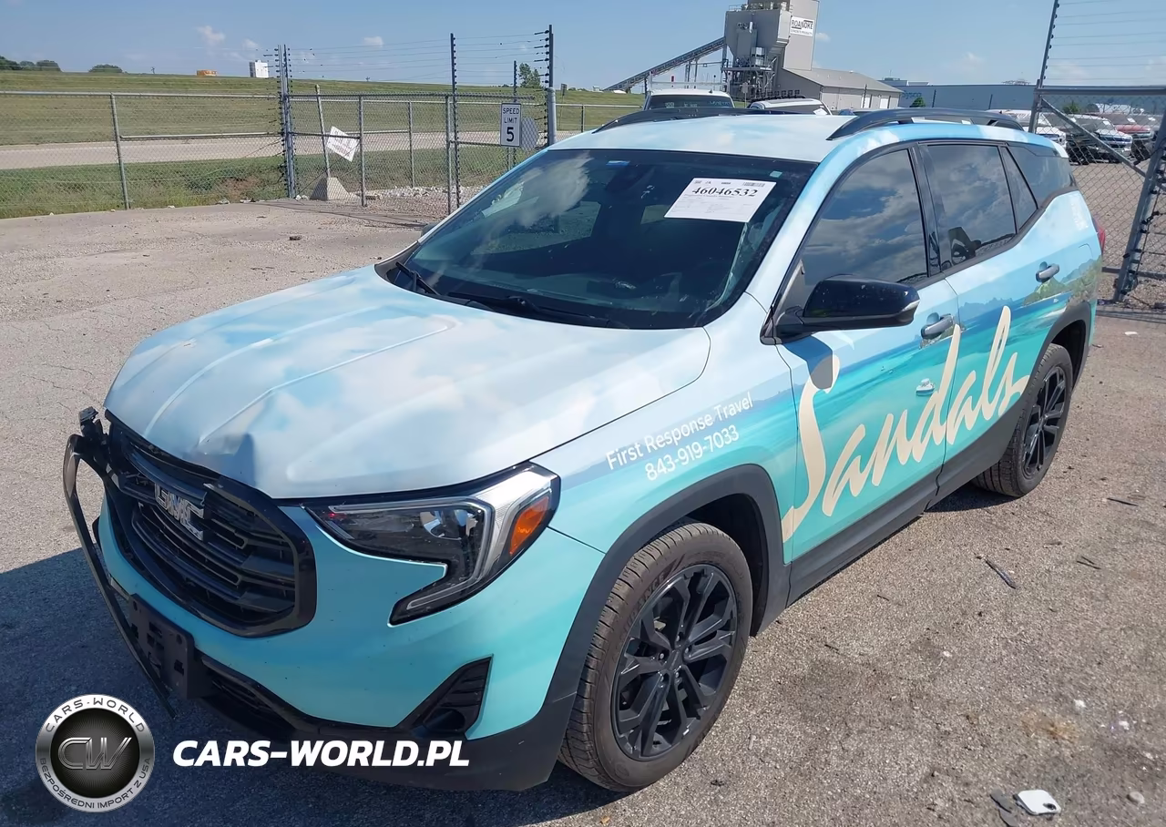 2020 GMC Terrain Fwd Slt VIN:3GKALPEV6LL110376 - 2