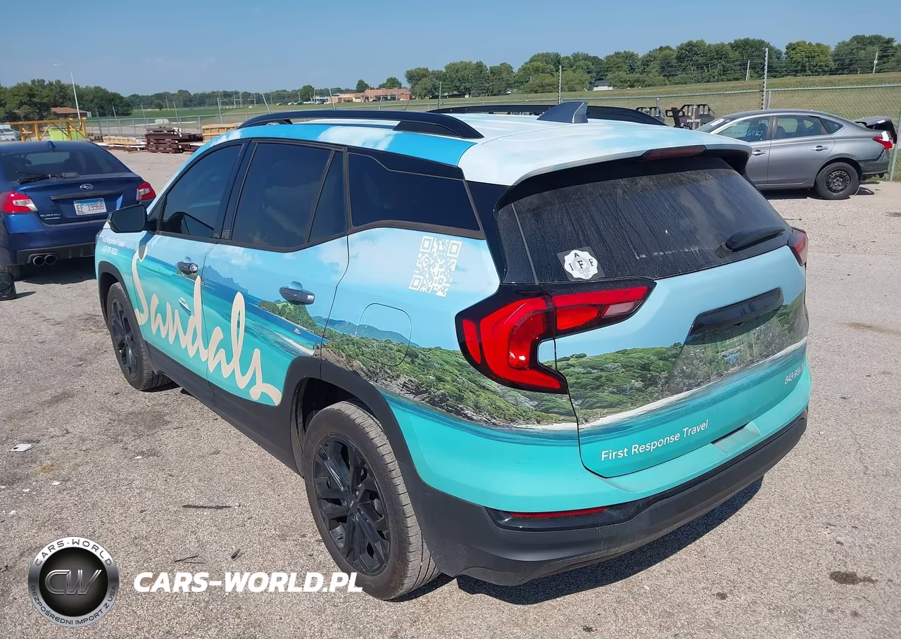 2020 GMC Terrain Fwd Slt VIN:3GKALPEV6LL110376 - 3