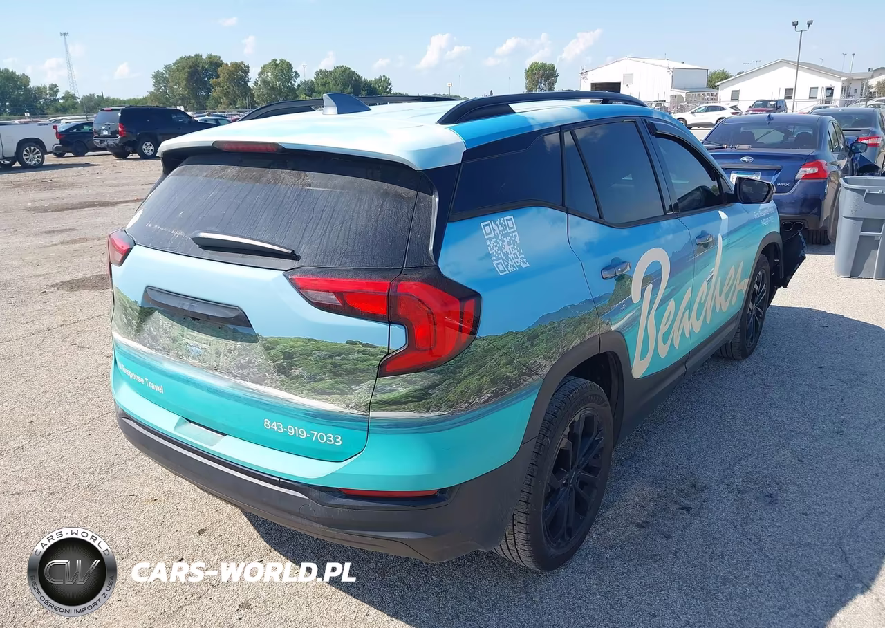 2020 GMC Terrain Fwd Slt VIN:3GKALPEV6LL110376 - 4