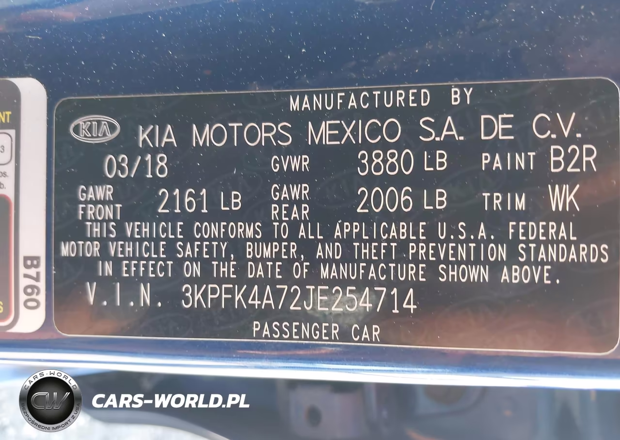 2018 Kia Forte Lx VIN:3KPFK4A72JE254714 - 9