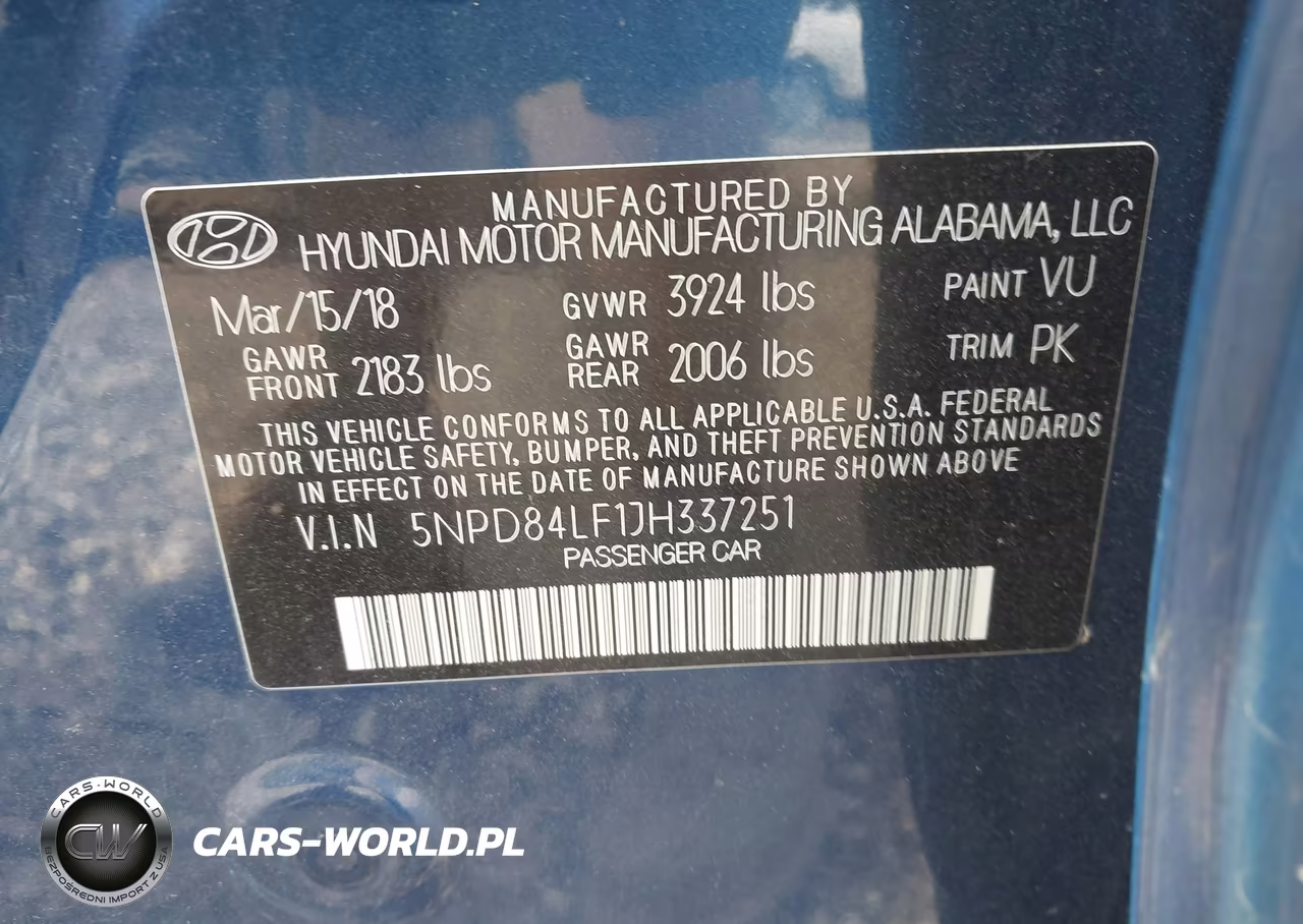 2018 Hyundai Elantra Value Edition VIN:5NPD84LF1JH337251 - 9