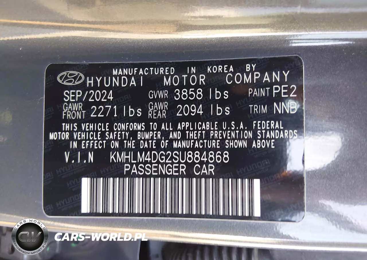 2025 Hyundai Elantra Sel Sport VIN:KMHLM4DG2SU884868 - 9