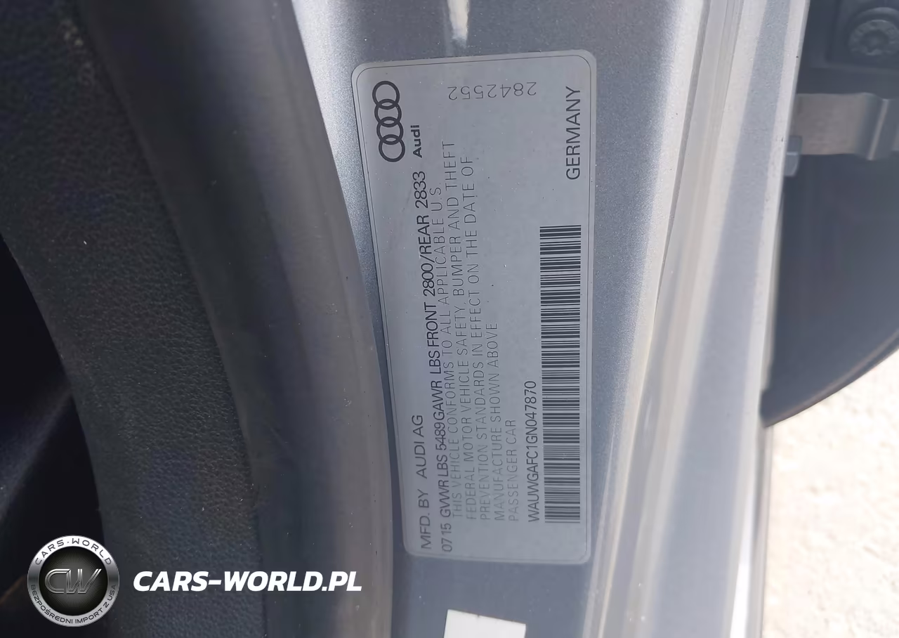2016 Audi A7 3.0T Premium Plus VIN:WAUWGAFC1GN047870 - 9
