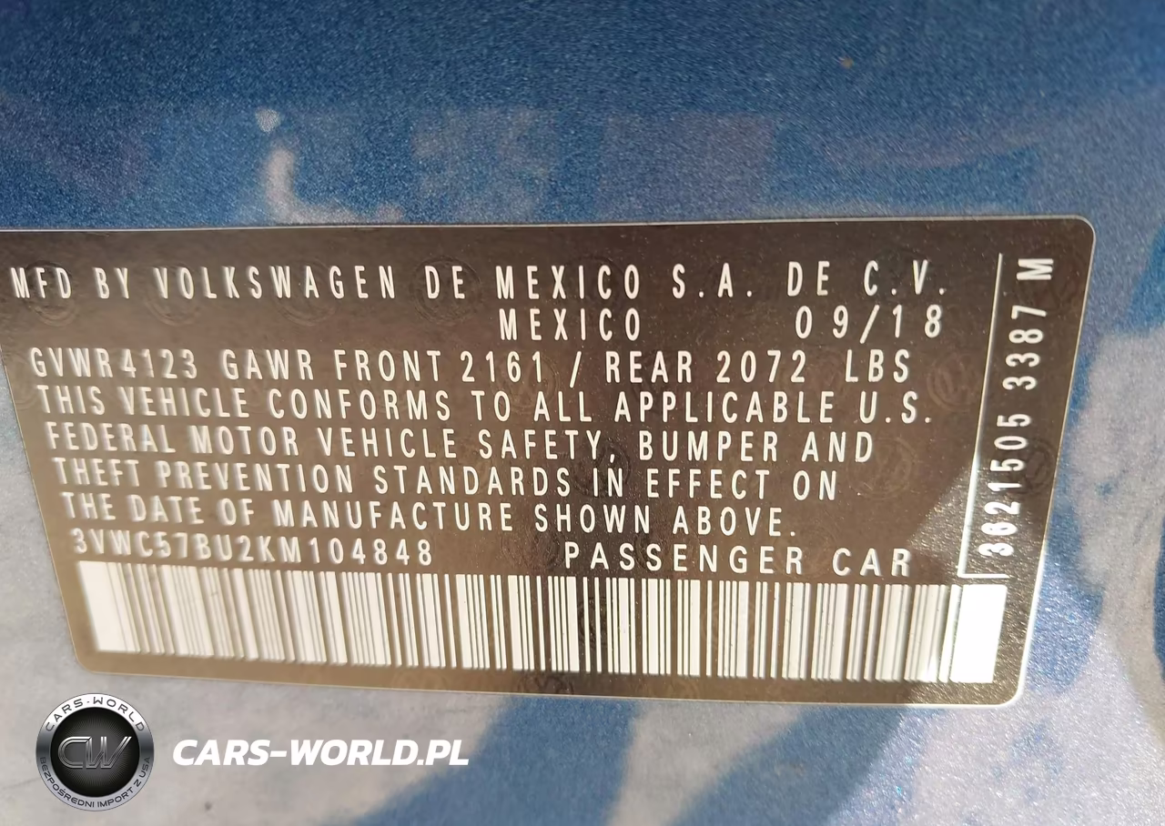 2019 Volkswagen Jetta 1.4T R-Line-1.4T S-1.4T Se VIN:3VWC57BU2KM104848 - 9