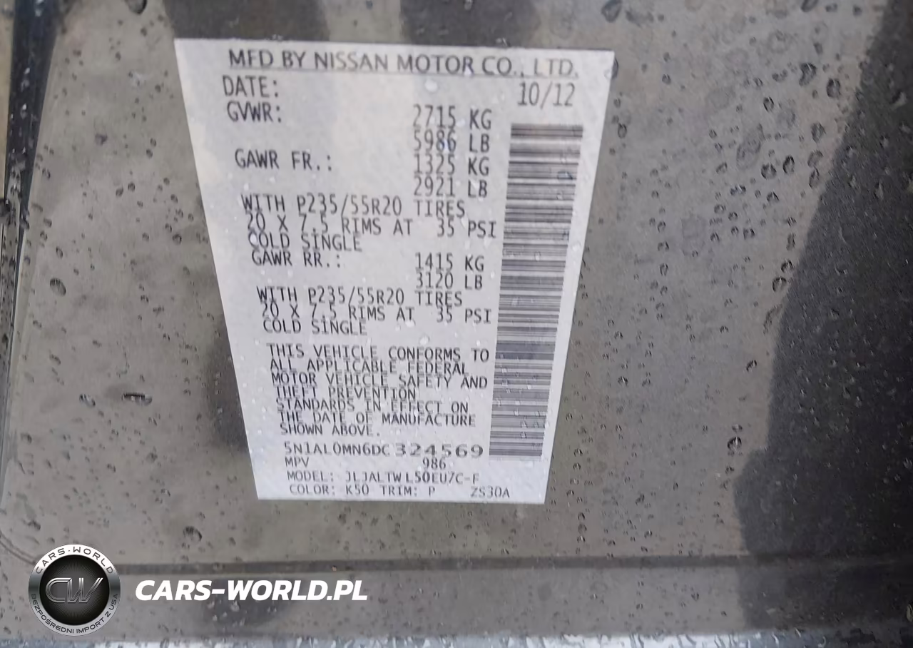 2013 Infiniti Jx35 VIN:5N1AL0MN6DC324569 - 9