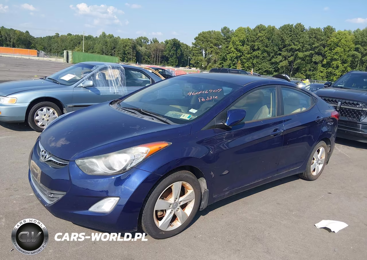 2013 Hyundai Elantra Gls VIN:5NPDH4AE1DH254627 - 2