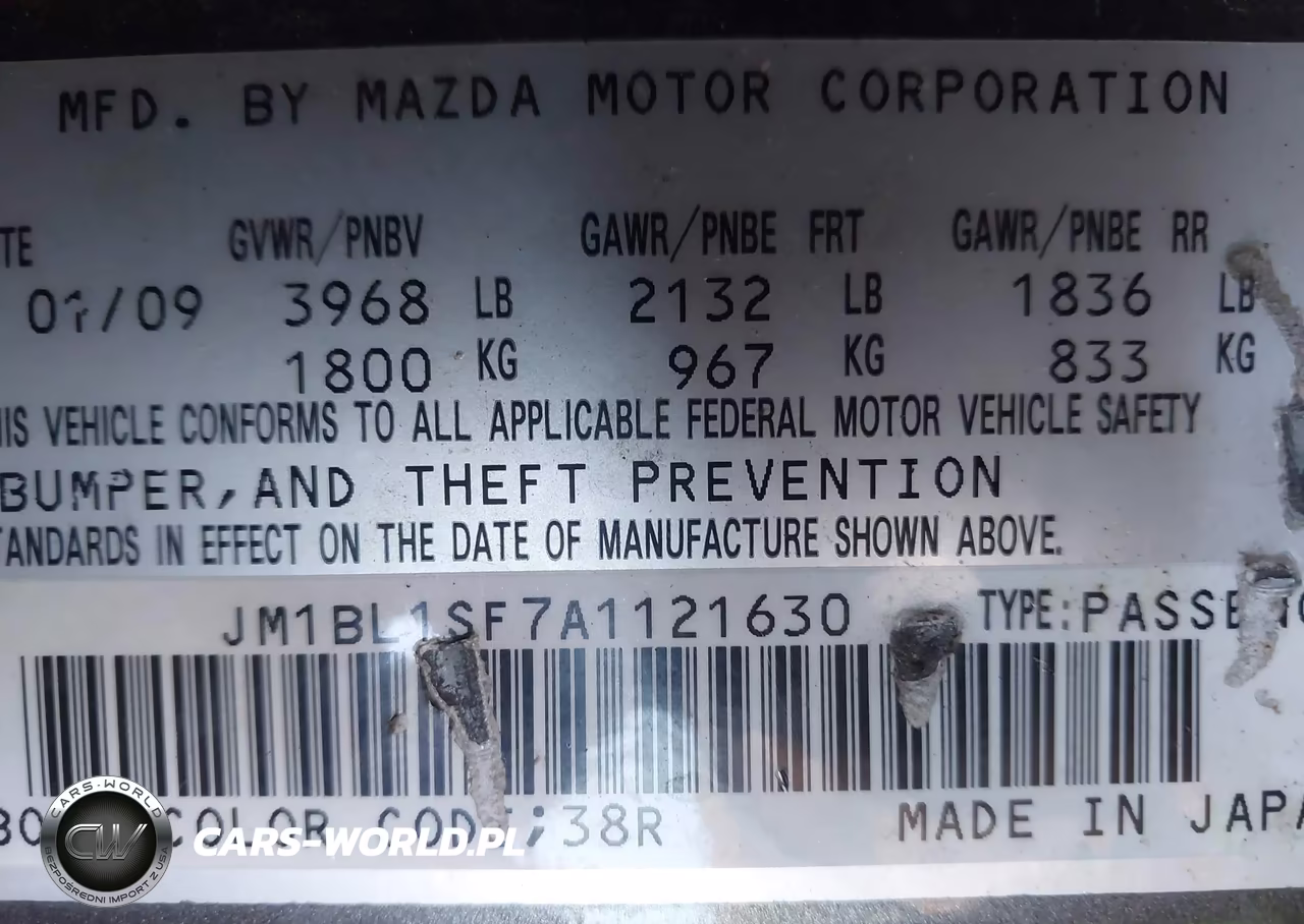 2010 Mazda Mazda3 I Touring VIN:JM1BL1SF7A1121630 - 9