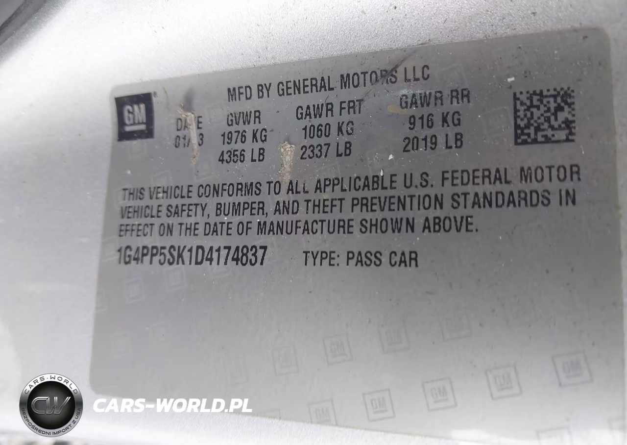 2013 Buick Verano VIN:1G4PP5SK1D4174837 - 9