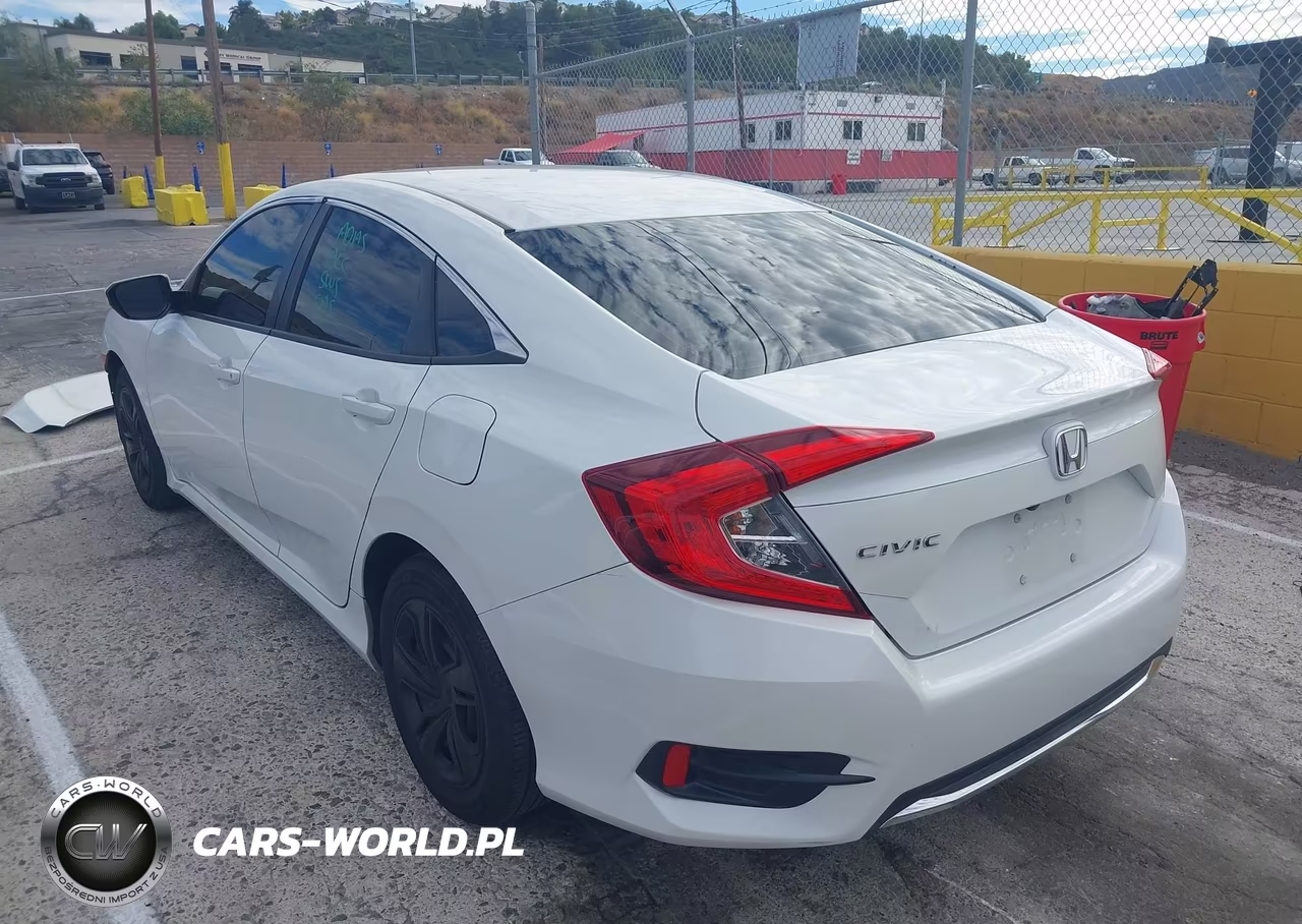 2019 Honda Civic Lx VIN:19XFC2F61KE205118 - 3