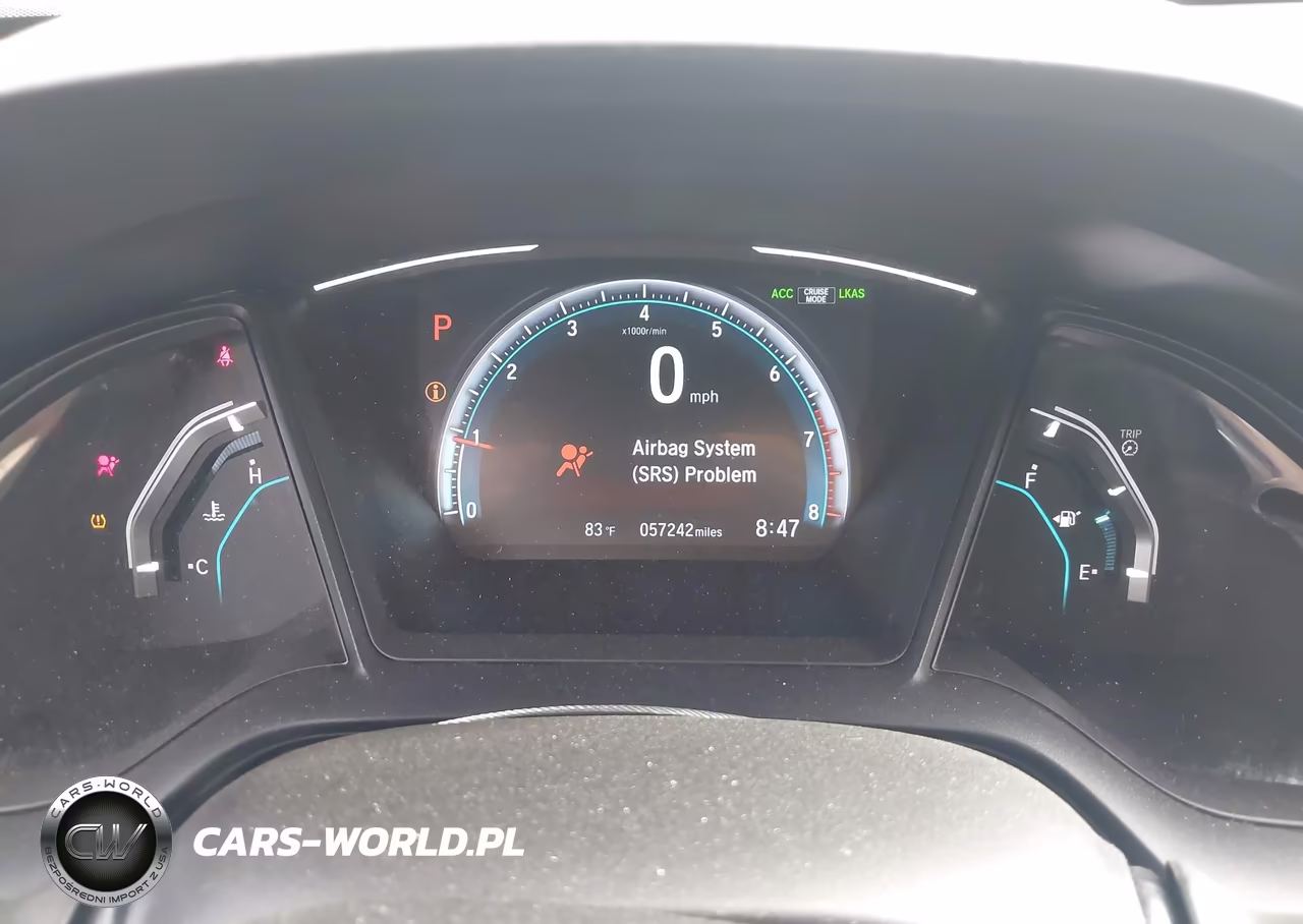2019 Honda Civic Lx VIN:19XFC2F61KE205118 - 7