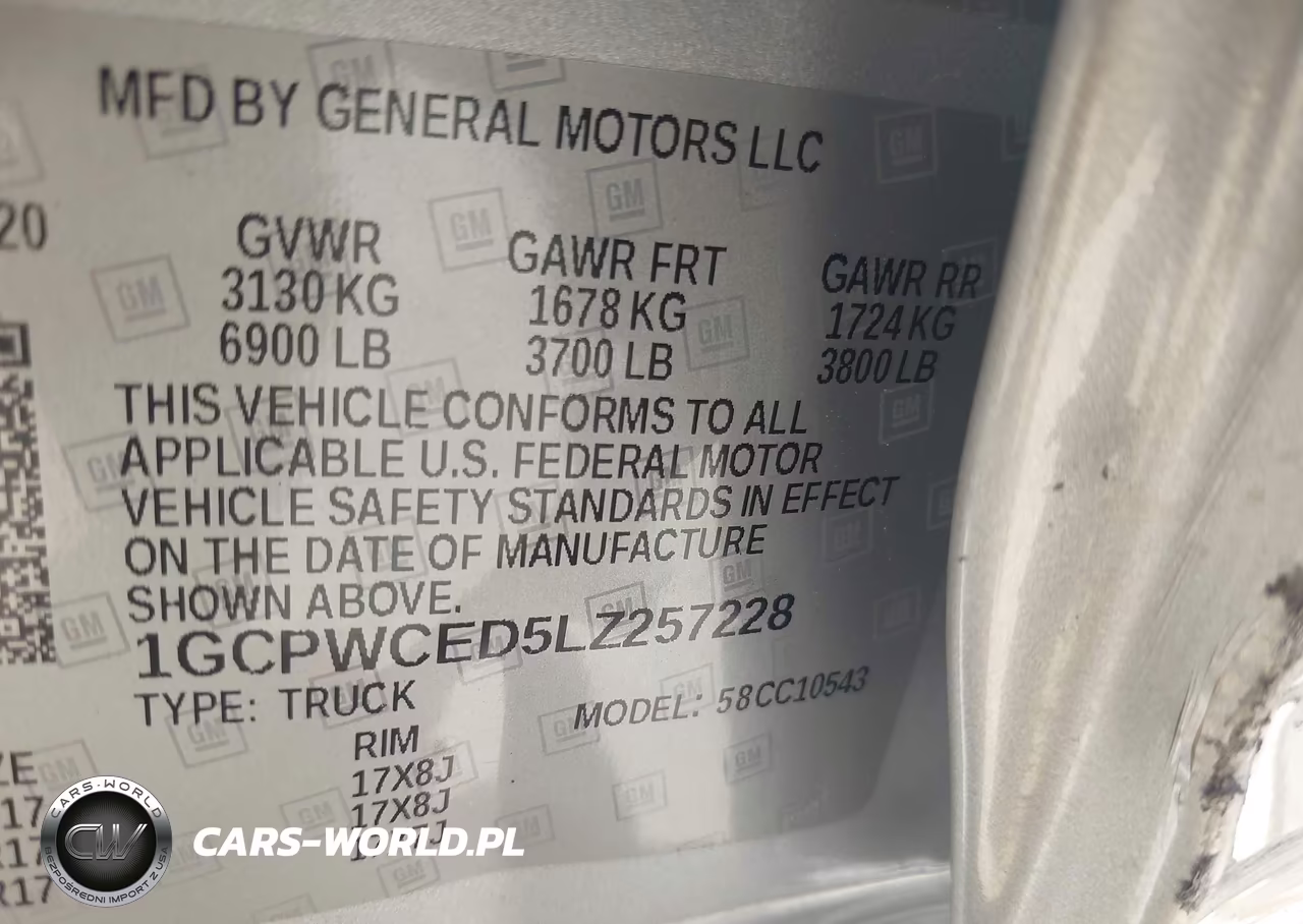 2020 Chevrolet Silverado 1500 2Wd Short Bed Lt VIN:1GCPWCED5LZ257228 - 9
