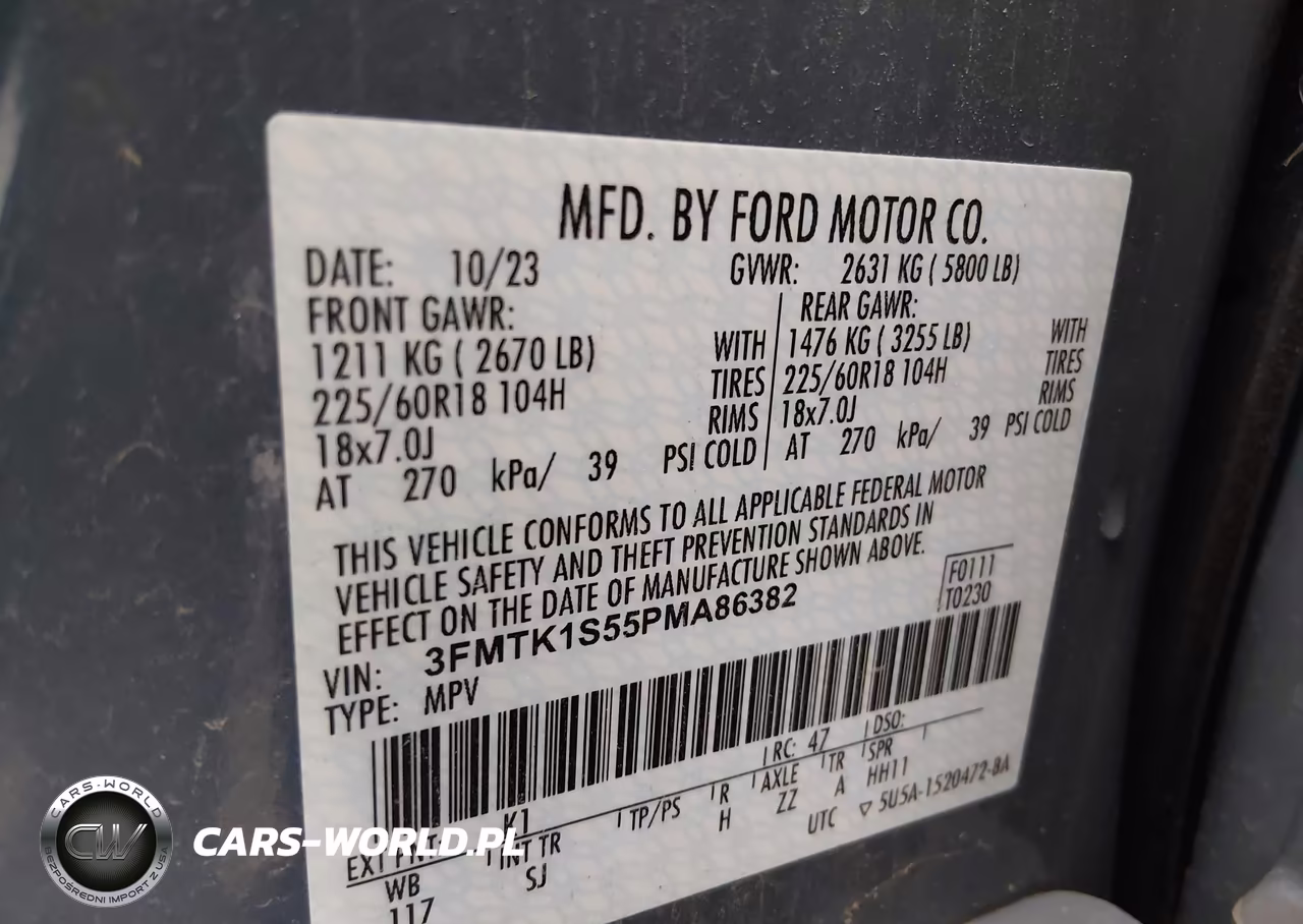 2023 Ford Mustang Mach-E Select VIN:3FMTK1S55PMA86382 - 9