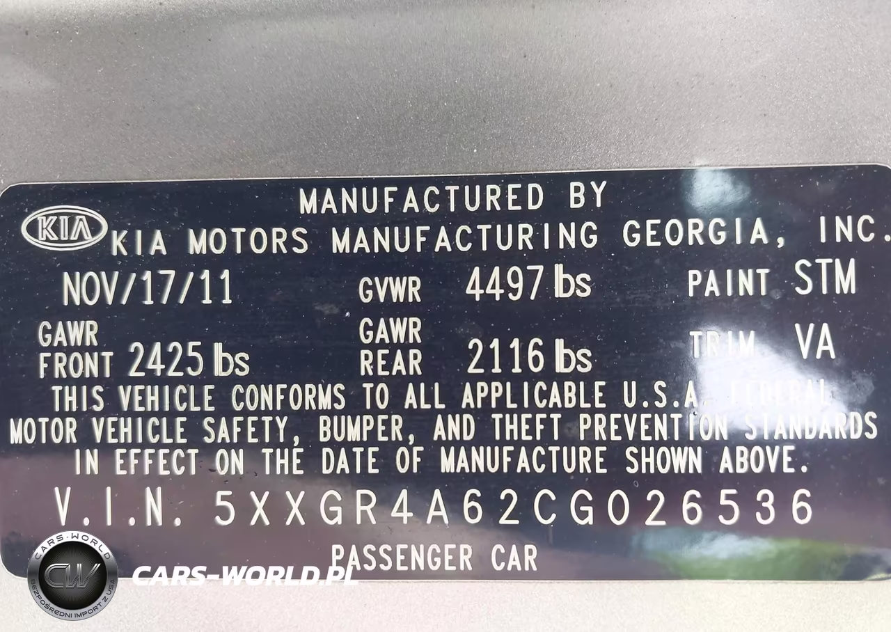 2012 Kia Optima Sx VIN:5XXGR4A62CG026536 - 9
