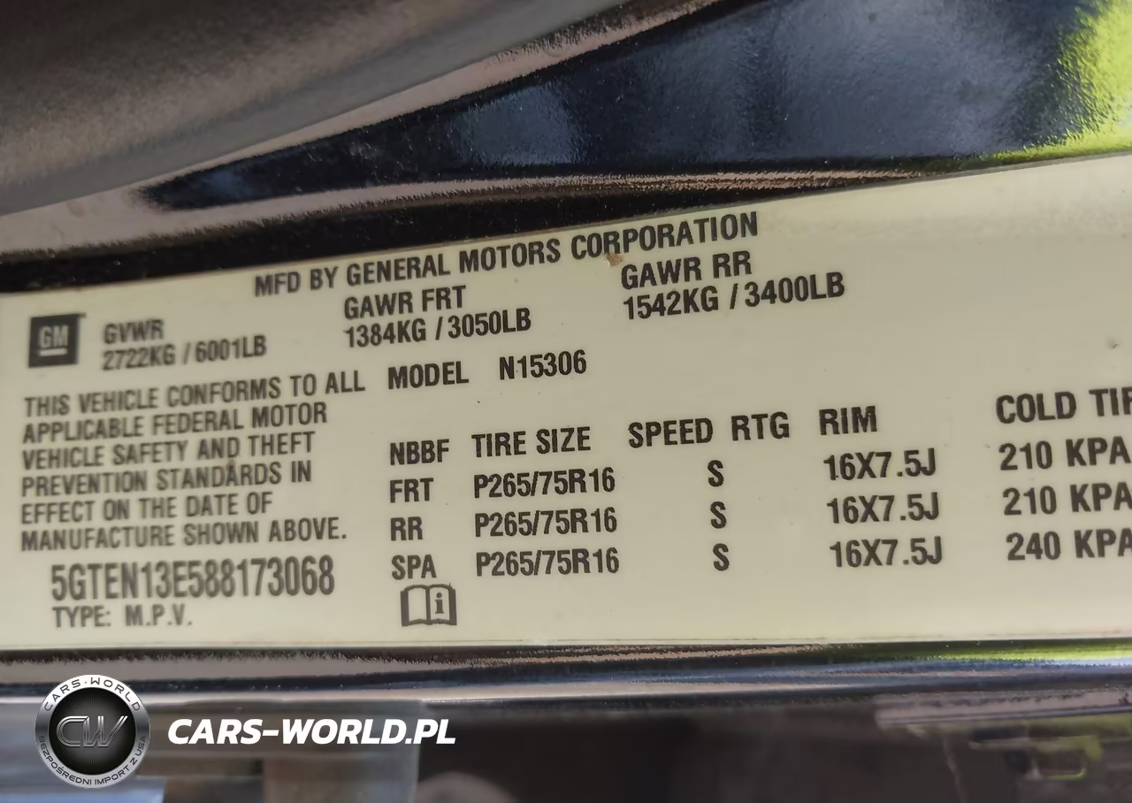 2008 Hummer H3 Suv VIN:5GTEN13E588173068 - 9