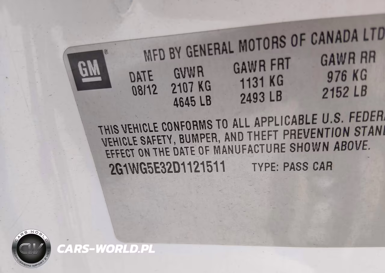 2013 Chevrolet Impala Lt VIN:2G1WG5E32D1121511 - 9