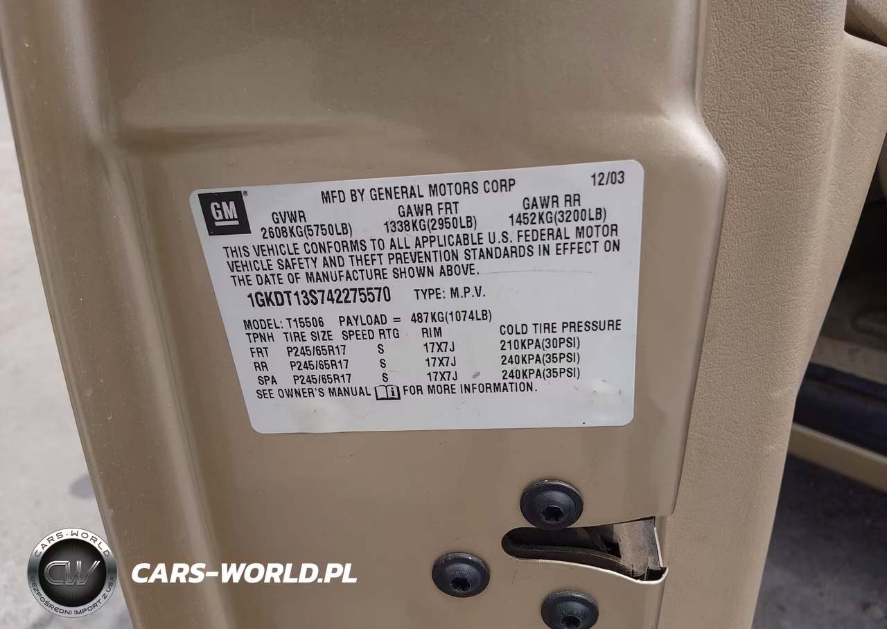 2004 GMC Envoy Sle VIN:1GKDT13S742275570 - 9