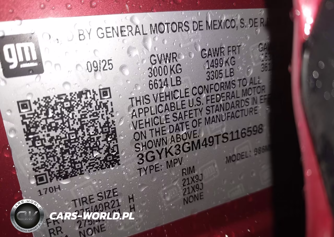 2026 Cadillac Optiq Premium Sport VIN:3GYK3GM49TS116598 - 9