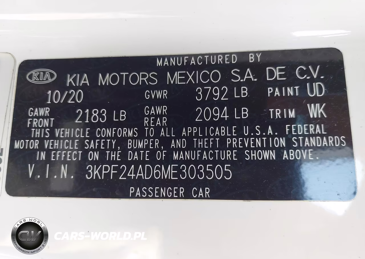 2021 Kia Forte Fe VIN:3KPF24AD6ME303505 - 9