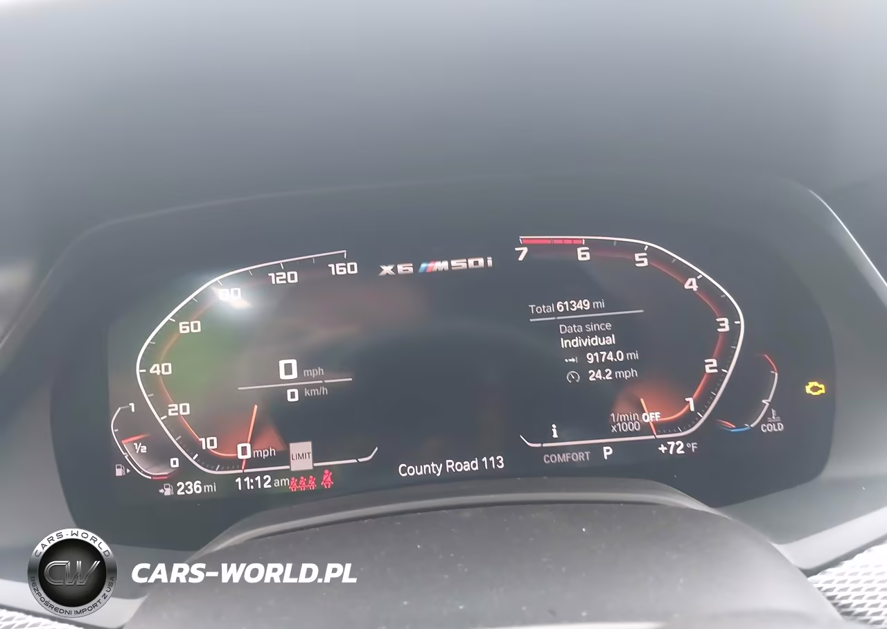 2020 BMW X6 M50I VIN:5UXCY8C05L9B13590 - 7