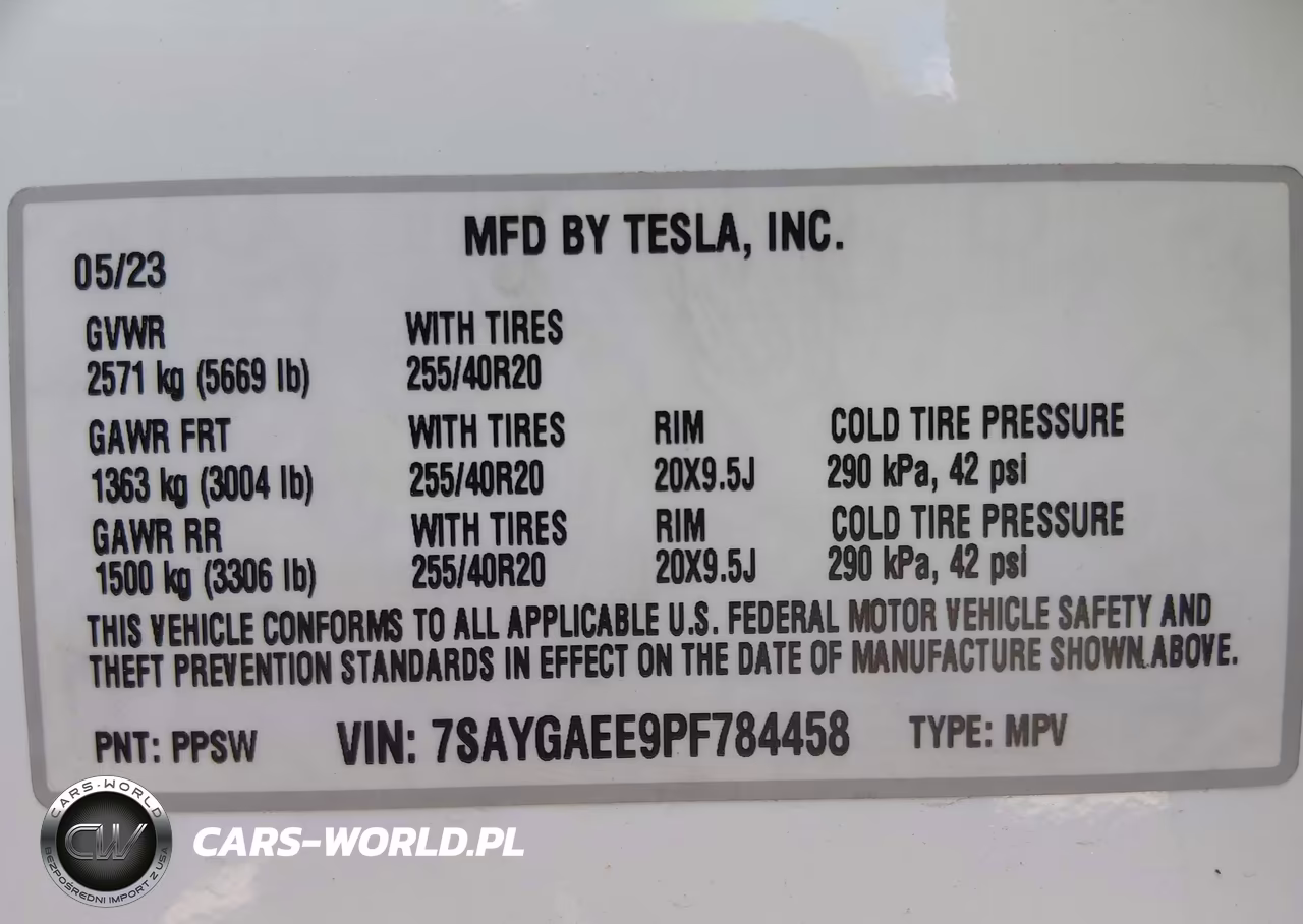2023 Tesla Model Y Awd-Long Range Dual Motor All-Wheel Drive VIN:7SAYGAEE9PF784458 - 9