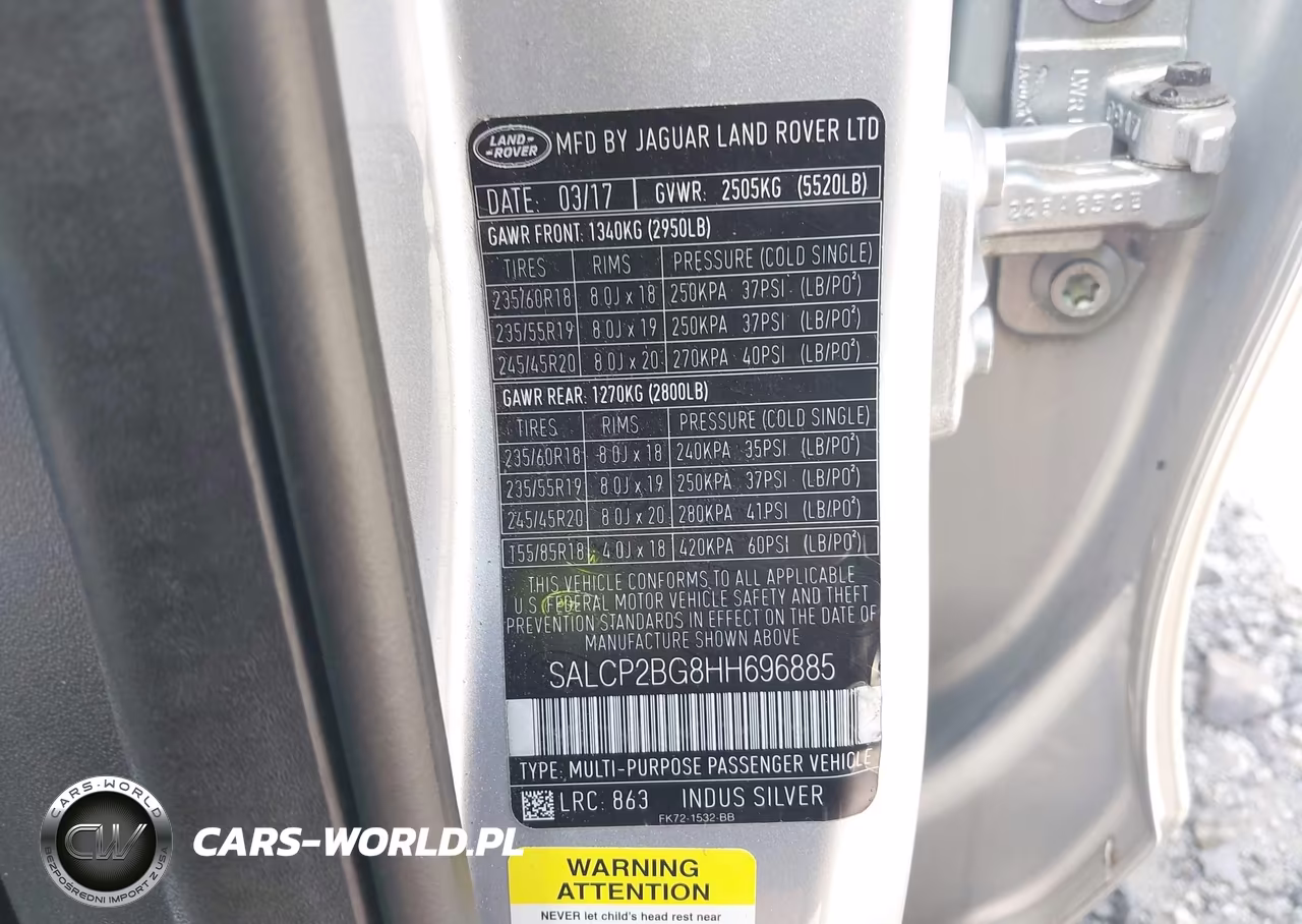 2017 Land Rover Discovery Sport Se VIN:SALCP2BG8HH696885 - 9
