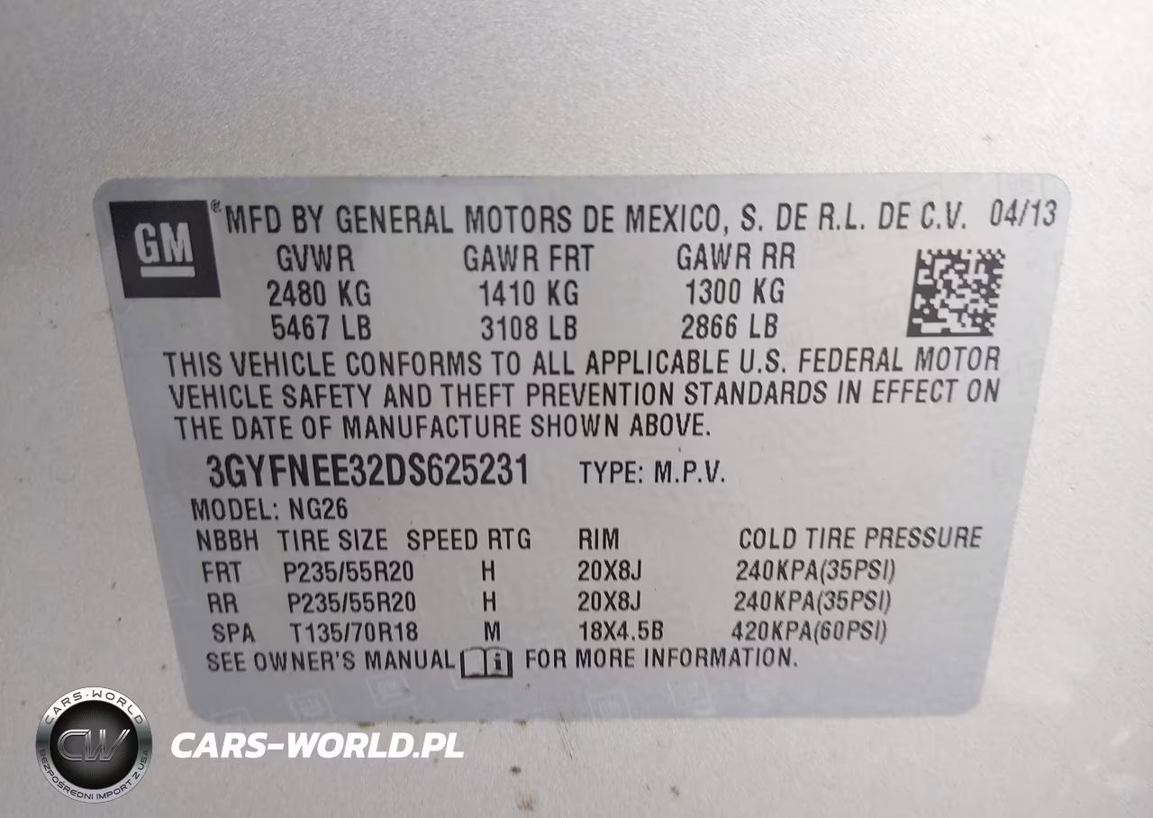 2013 Cadillac Srx Premium Collection VIN:3GYFNEE32DS625231 - 9