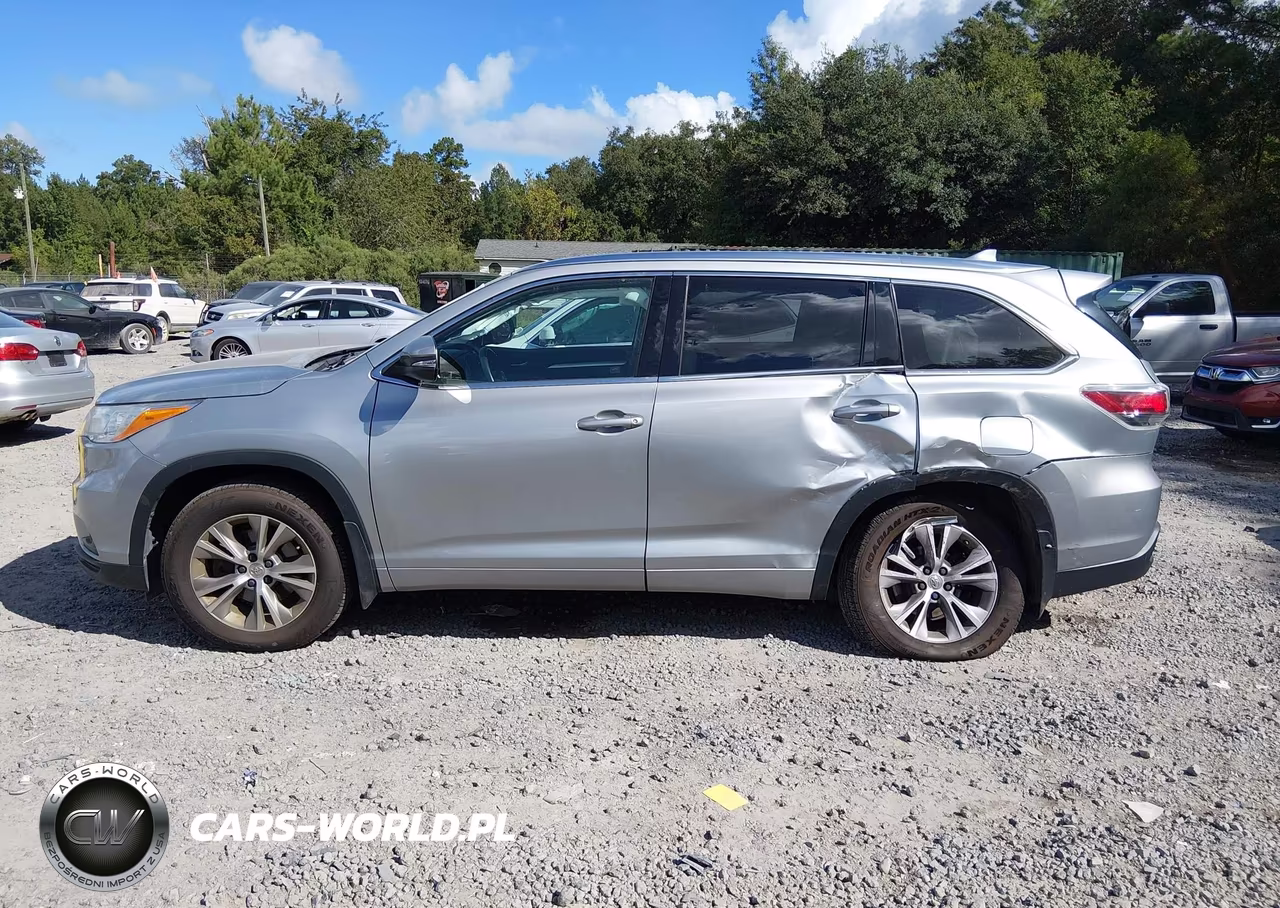 2014 Toyota Highlander Xle V6 VIN:5TDJKRFHXES024567 - 14