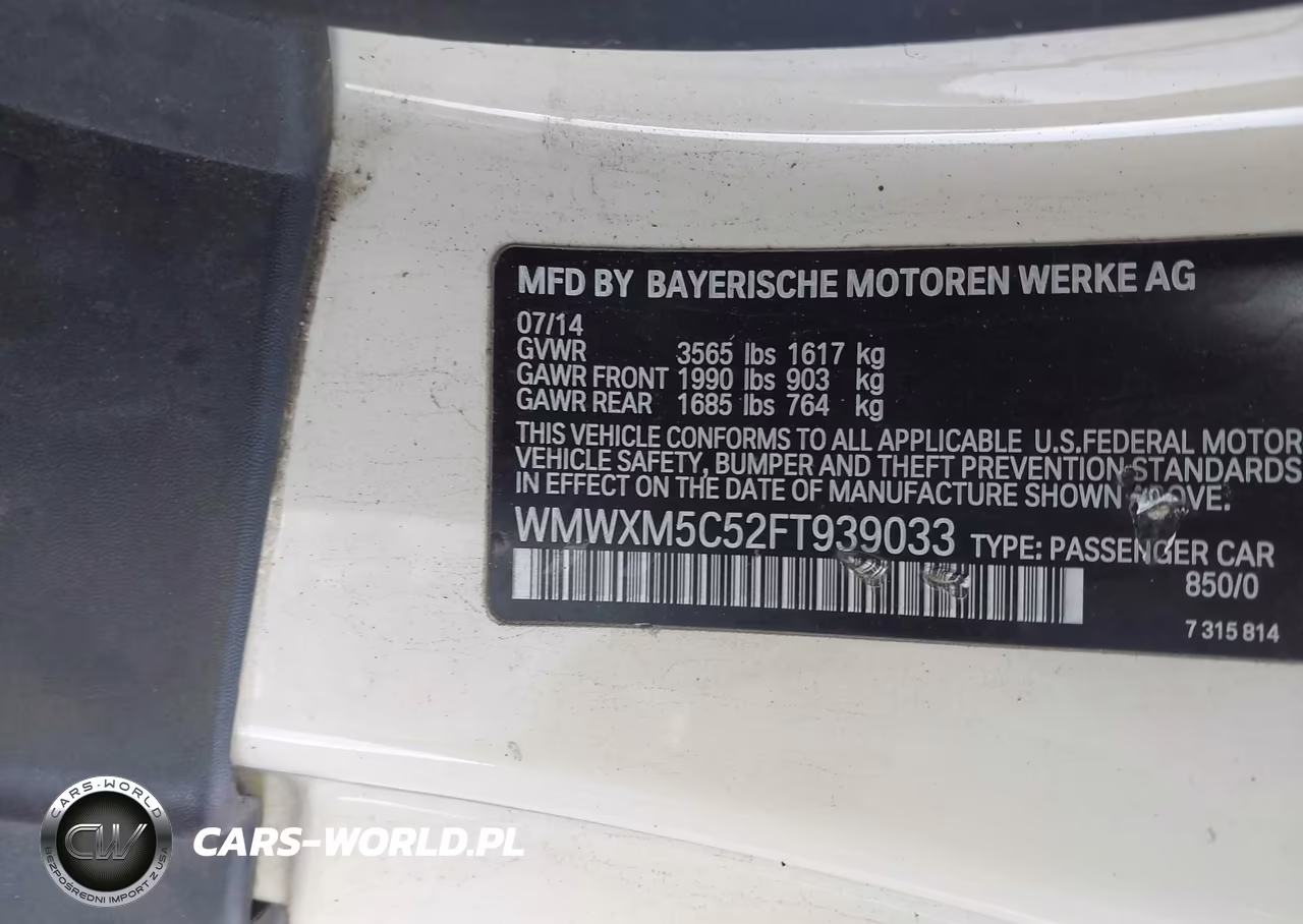 2015 Mini Hardtop Cooper VIN:WMWXM5C52FT939033 - 9
