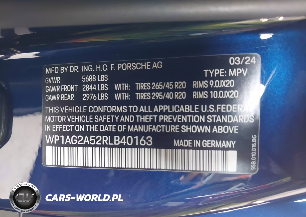 2024 Porsche Macan S VIN:WP1AG2A52RLB40163 - 9