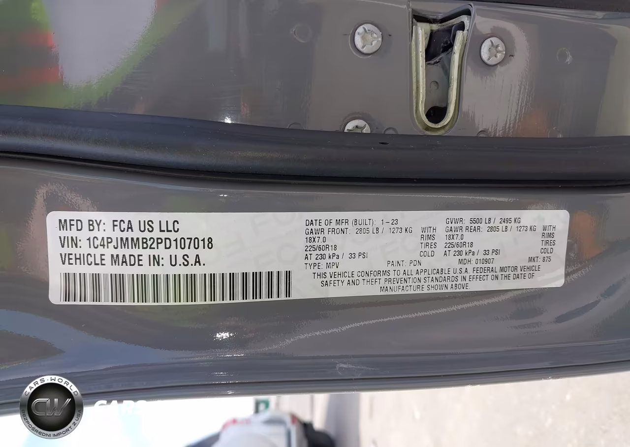 2023 Jeep Cherokee Altitude Lux 4X4 VIN:1C4PJMMB2PD107018 - 9