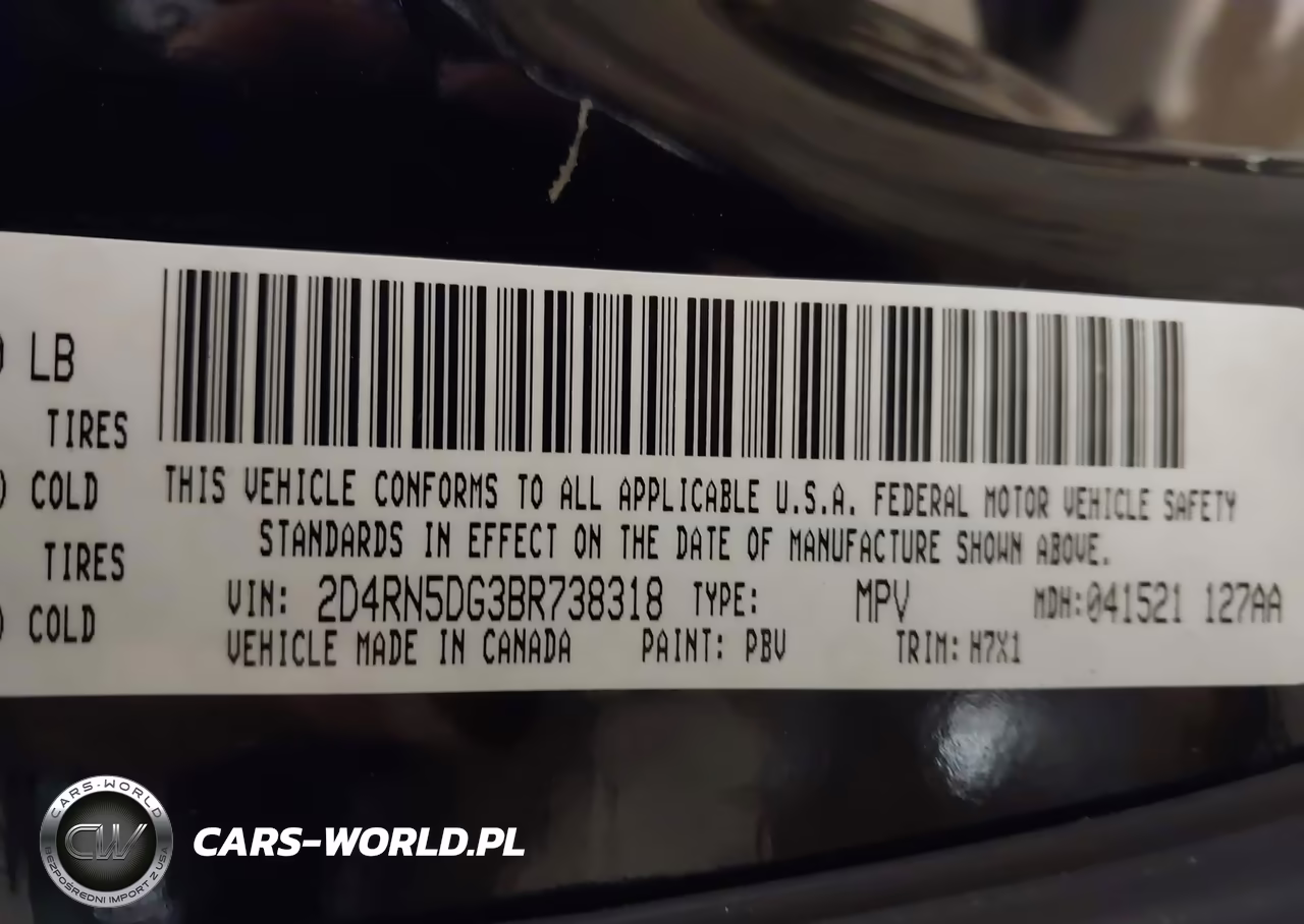 2011 Dodge Grand Caravan Crew VIN:2D4RN5DG3BR738318 - 9