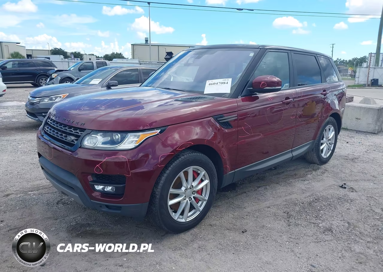 2016 Land Rover Range Rover Sport 3.0L V6 Supercharged Se VIN:SALWG2PF8GA658805 - 2