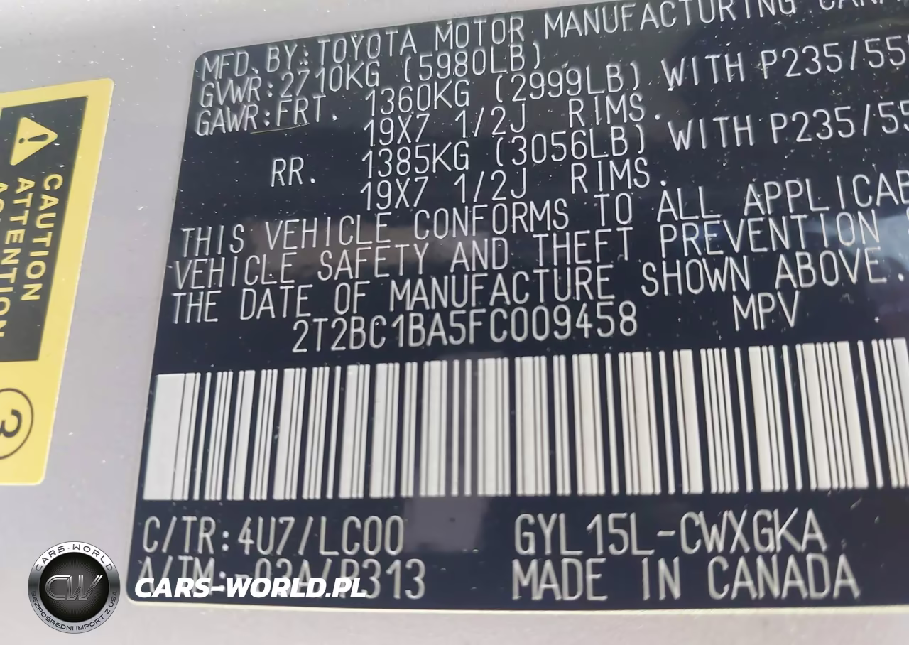 2015 Lexus Rx 450H VIN:2T2BC1BA5FC009458 - 9