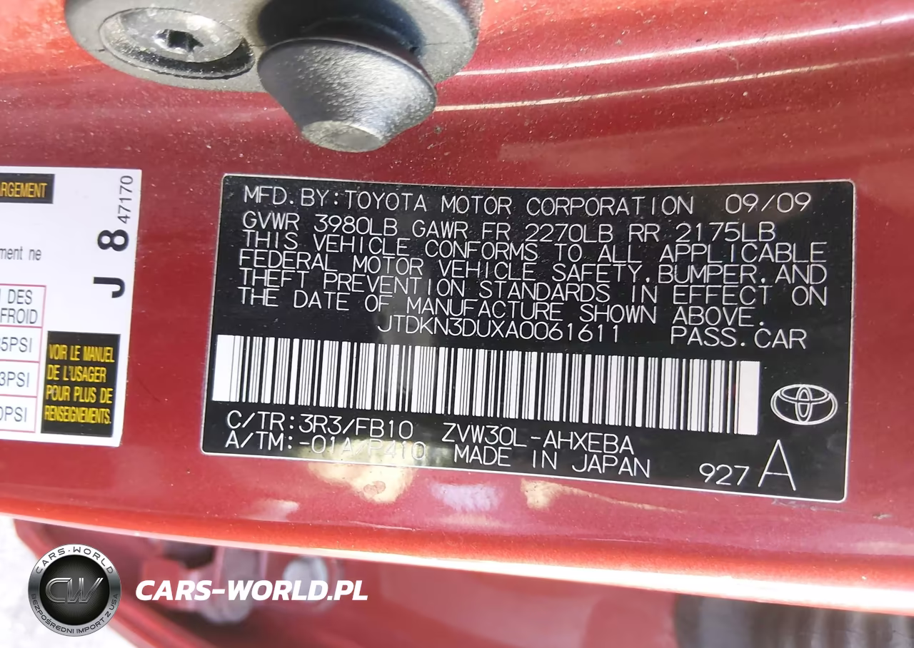 2010 Toyota Prius Iii VIN:JTDKN3DUXA0061611 - 9